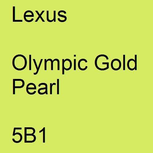 Lexus, Olympic Gold Pearl, 5B1.